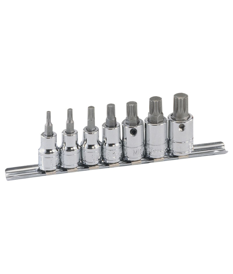 7 Piece 3/8″ Dr. Triple Square Bit Socket Set