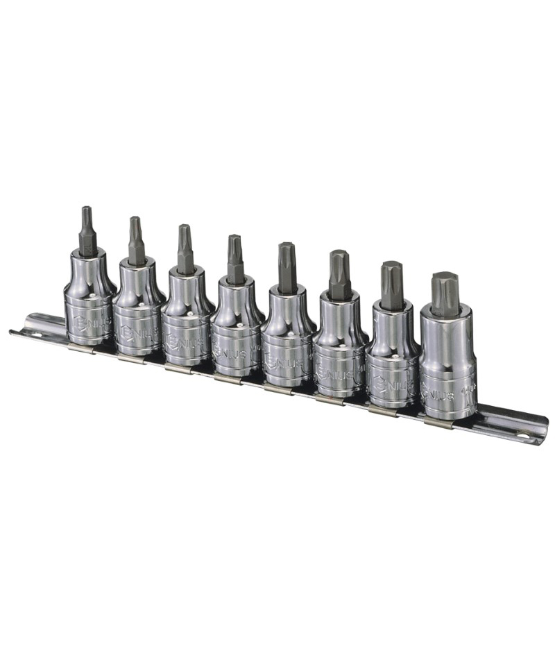 8 Piece 1/2″ Dr. Star Bit Socket Set