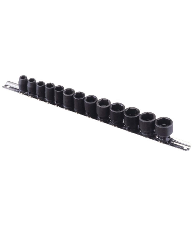 13 Piece 3/8″ Dr. SAE Impact Socket Set Cr-Mo