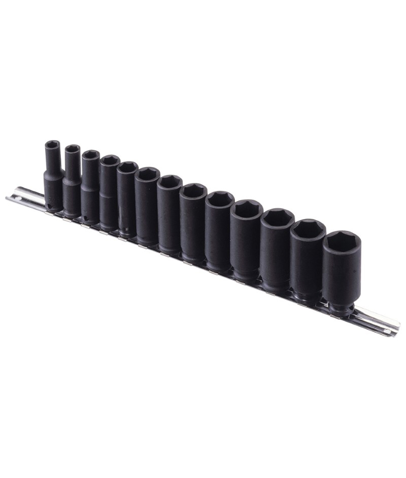 13 Piece 3/8″ Dr. SAE Deep Impact Socket Set Cr-Mo