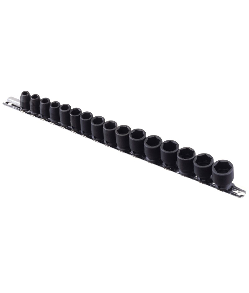 16 Piece 3/8″ Dr. Metric Impact Socket Set Cr-Mo