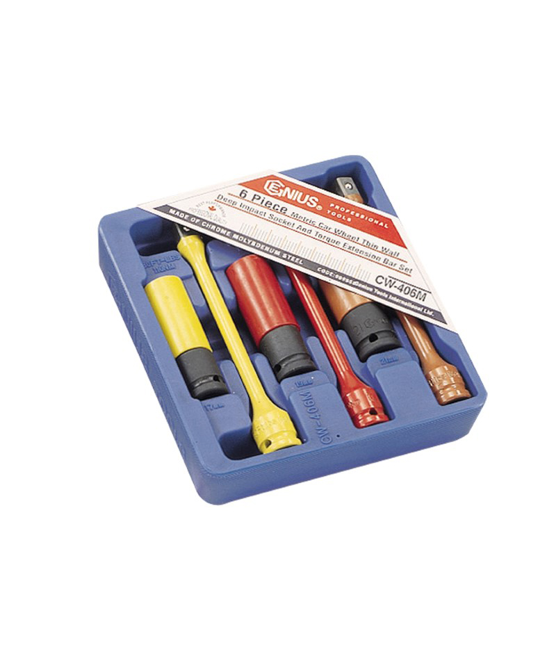 6 Piece 1/2″ Dr. Metric Car Wheel COLOUR MATCHÂ® Set