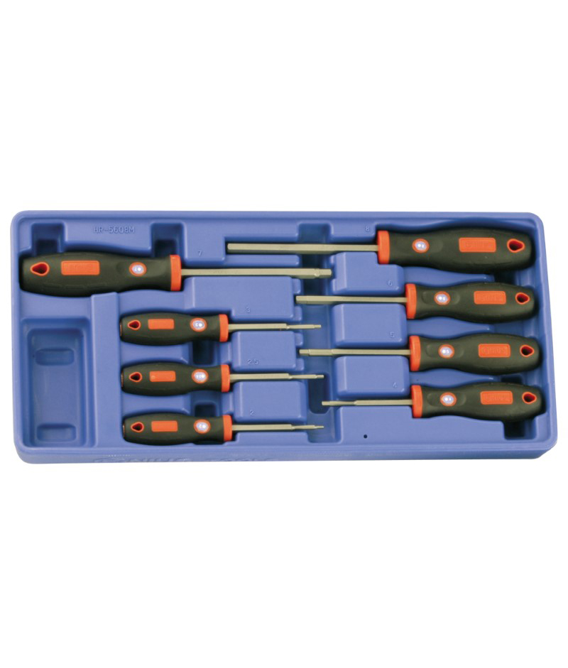 8 Piece Metric Hex Screwdriver Set