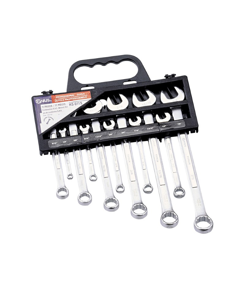 11 Piece SAE Combination Wrench Set