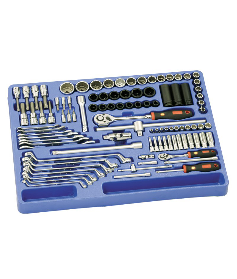 98 Piece 1/4″ & 1/2″ Dr. Metric Tools Set