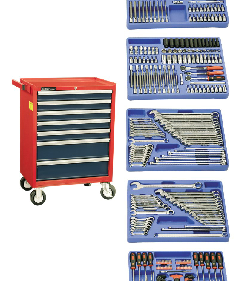 361 Piece 3/8″ Dr. Metric & SAE Mechanic Tool Set