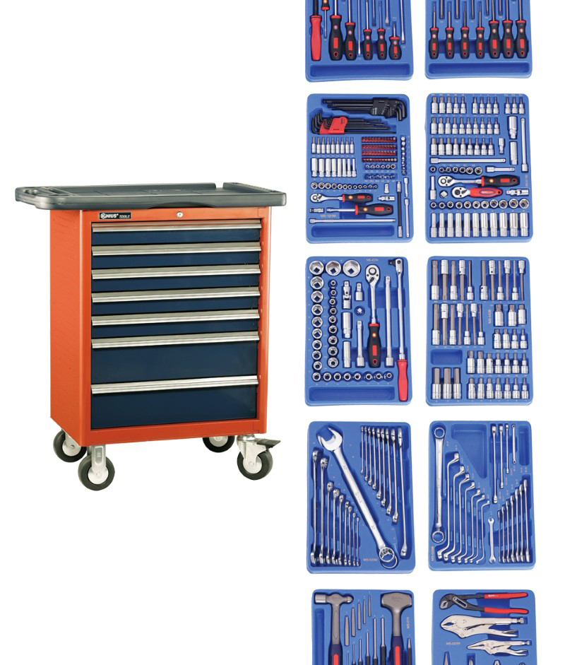 363 Piece 1/4″, 3/8″ & 1/2″ Dr. Metric Mechanic Tool Set