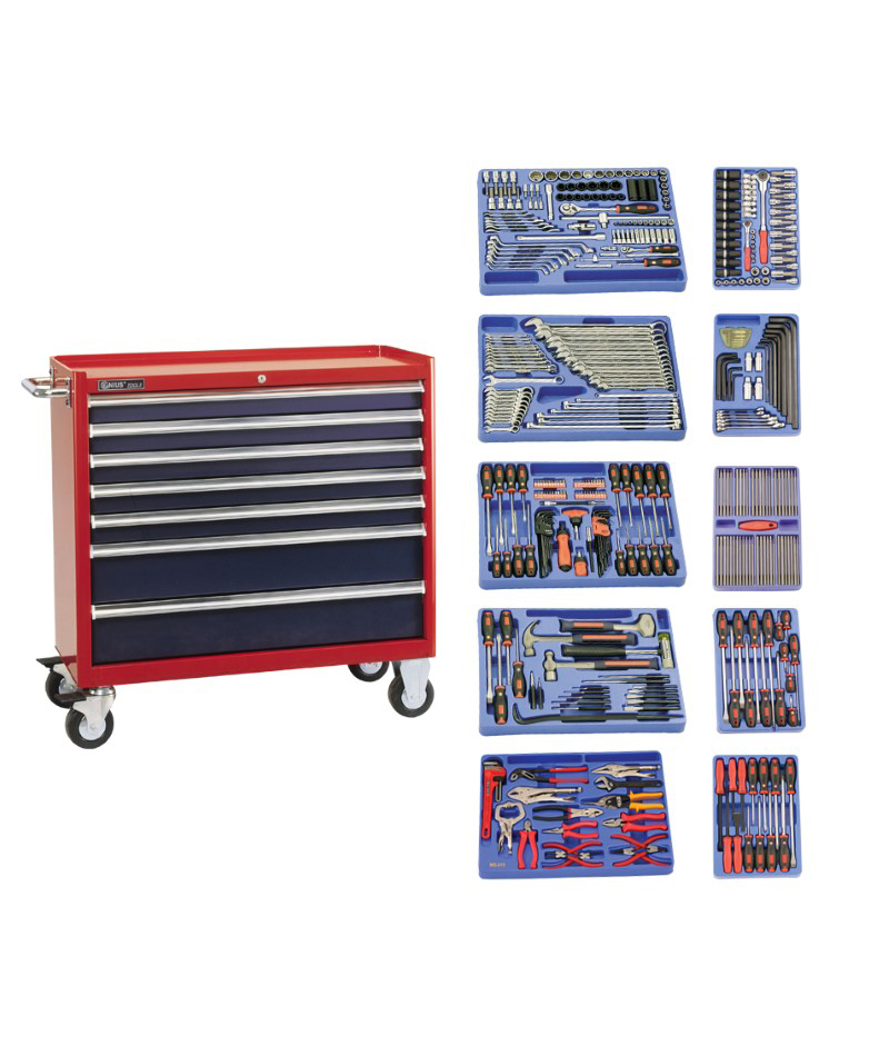 433 Piece 1/4″ & 1/2″ Dr. Metric Master Tool Set