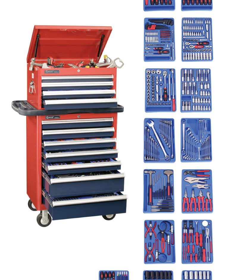 480 Piece 1/4″, 3/8″ & 1/2″ Dr. Metric Master Tool Set