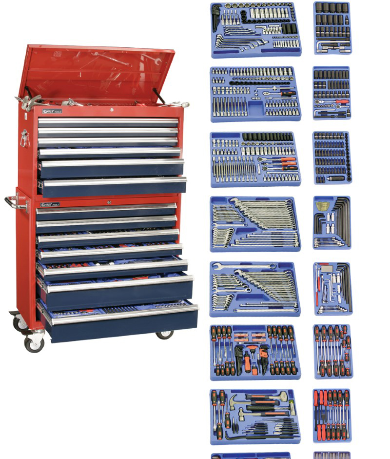 926 Piece 1/4″, 3/8″ & 1/2″ Dr. Metric & SAE Ultimate Tool Set