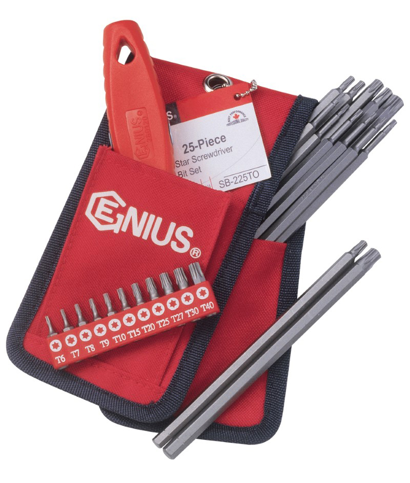 25 Piece Star Screwdriver Bit Set