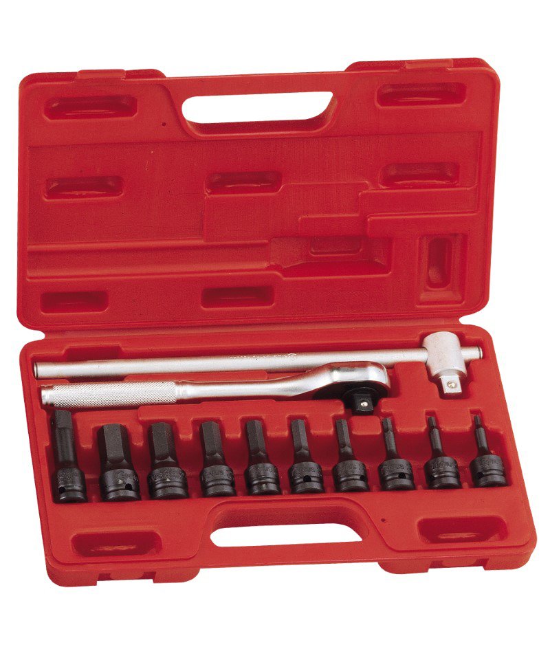 12 Piece 1/2″ Dr. SAE Hex Head Driver Set