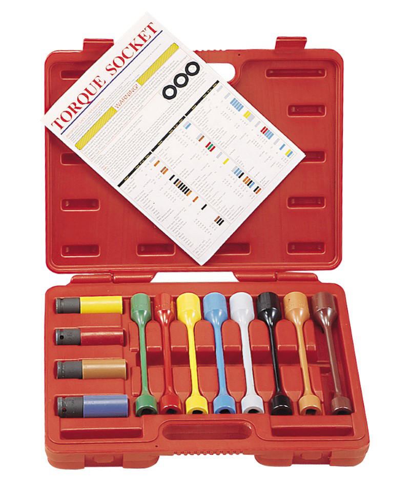 12 Piece 1/2″ Dr. Metric & SAE Car Wheel Torque Socket Set