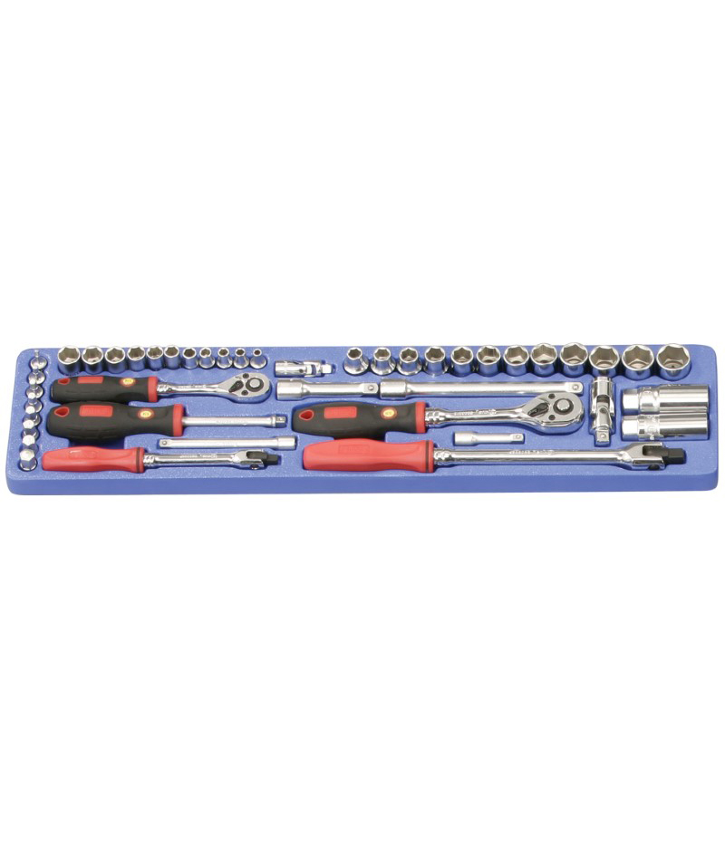 44 Piece 1/4″ & 3/8″ Dr. Metric Hand Socket Set