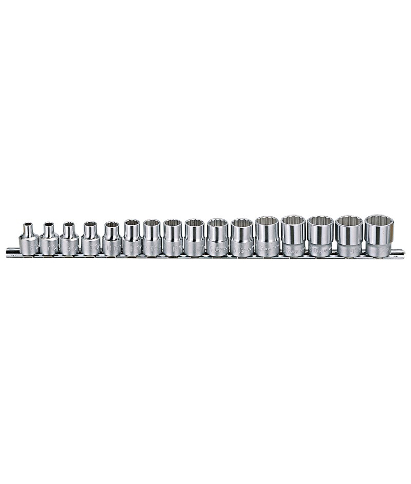 16 Piece 3/8″ Dr. 12 pt. Metric Hand Socket Set